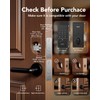 2Pcs Devo G4 Smart Locks for Front Door, Keyless Entry,