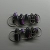 Double Cross Handmade Nail Tips - Long Coffin / 더블