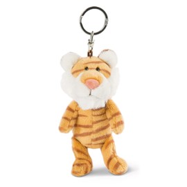 NICI Key Ring, BB Tiger, Lily, 3.9 inches (10 cm), Bean Bag, Plush Keychain