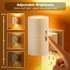 Amber Night Lights Plug into Wall, Dimmable Night Light Plug