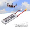 RC LiPo Battery 7.4V 2S 1800mAh 25C Rechargeable Lithium Polymer
