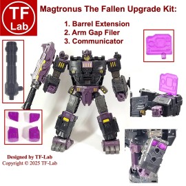 TF-Lab Gap Fillers + Communicator + Barrel Set Age of Primes Thirteen Megatronus Fallen