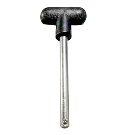 T-Handle Knob Weight Stack Pin Steel Replacement SELECTOR Key Pin, 3/8" Dia Shaft 5 1/2" Locking Space Deluxe Designer Hitch Pin (1Pack, 6" Locking Space)