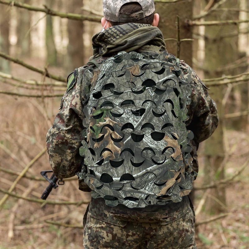 LOOGU Tactical Backpack Cover, Breathable Mesh Camo Camouflage Pack Cover