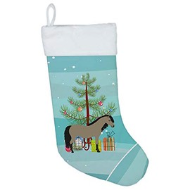 Caroline's Treasures BB9277CS Welsh Pony Horse Christmas Christmas Stocking, Large, Multicolor