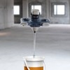 BIXIBIN Cement Mixer, 2400W Drywall Mortar Mixer with 6 Adjustable