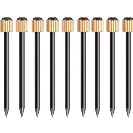 SISI UK® 30 HARDENED PICTURE PINS WITH KNURLED BRASS HEAD 32mm long AND VERY TOUGH