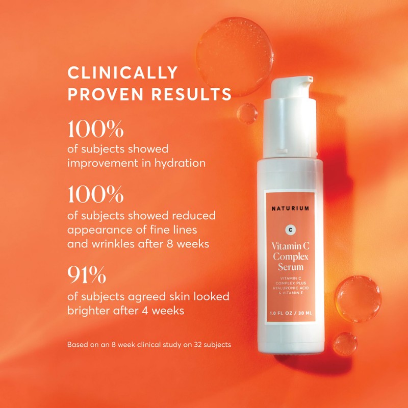 Naturium Vitamin C Complex Face Serum with Hyaluronic Acid &