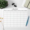 321Done Weekly Schedule Planning Notepad - 50 Sheets (8.5x11) –