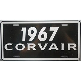 Metal License Plate 1967 67 Corvair 6X12 FITS Chevy Monza Spyder Convertible Wagon BAR Shop Home Office Garage Man CAVE Restaurant Wall Art Collection Classic Custom Novelty Gift