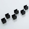 RANDOM Matte Black Shower Body Spray Jets,Brass Square Shower Body