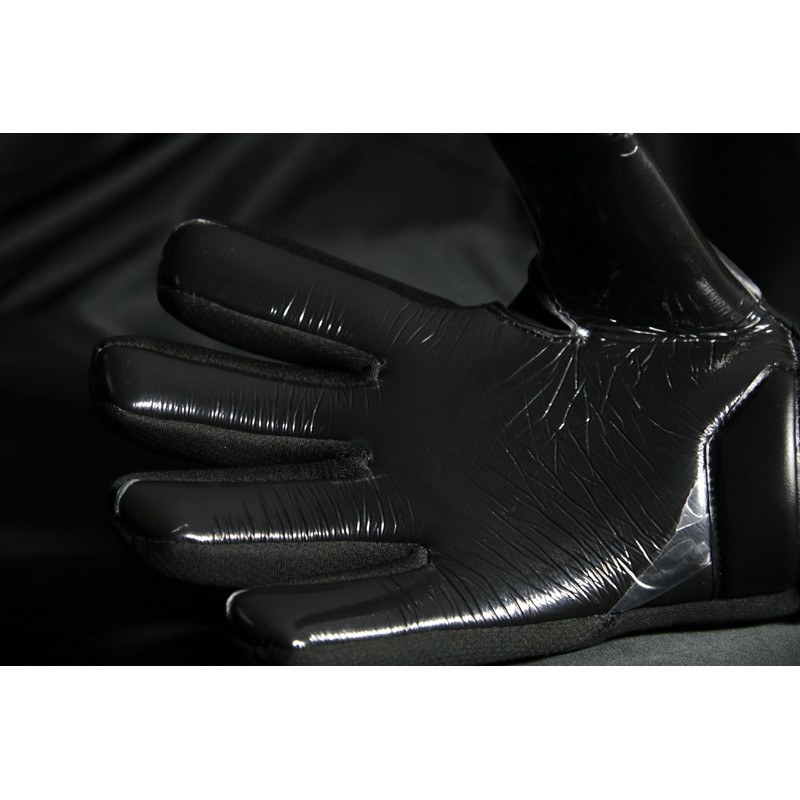 GK Saver Protech Super Black Professional Football Goalkeeping Gloves Size