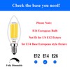 Beonllay E14 LED Bulb Dimmable 60W Equivalent 2700K Warm White,