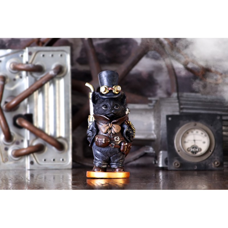 Nemesis Now Black Resin Steampunk Figurine 7.75"