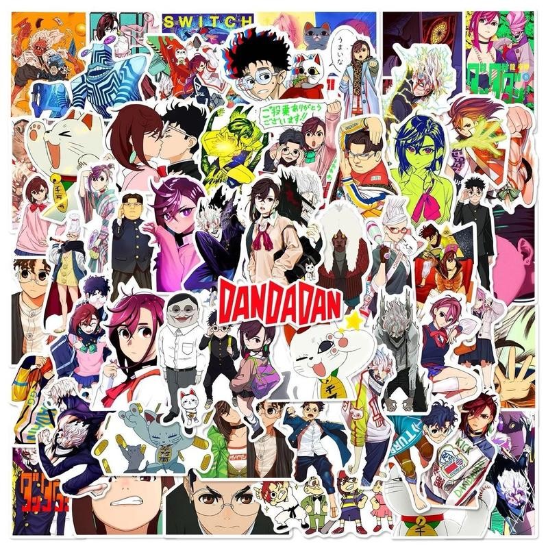 DanDaDan 50pc Sticker Pack - Perfect for Fans vinyl sticker:_Pack