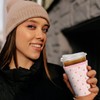 Reusable 3-Pack Iced Coffee Cup Sleeve, Insulated Neoprene, Beverage Holder