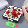 Rose Diamond Painting Kit Note Box,Memo Paper Storage Box Diamonds