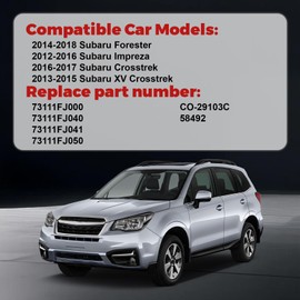 Air Conditioner AC Compressor with Clutch Compatible with Forester 2014-2018, Impreza 2012-2016, Crosstrek 2016-2017, XV Crosstrek 2013-2015, Pre-filled with Oil