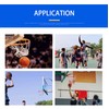 Weforu 2 Pack Heavy Duty Basketball Net, Red/White/Blue Nylon, 12
