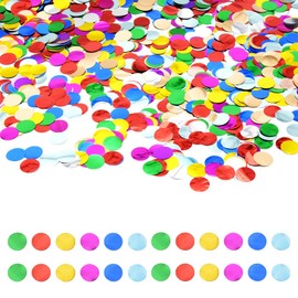 Yosawa 1.76 OZ Foil Confetti Round Glitte Table Confetti Dots for Wedding Baby Shower Birthday Party Decoration（Colour）