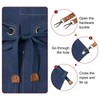 sourcing map Canvas Chef Aprons 75x69cm Adjustable Strap Cross Back