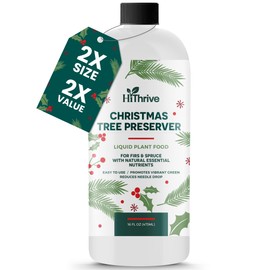 16oz Christmas Tree Preserver - Makes 8 Gallons of Christmas Tree Saver Liquid - Fir & Spruce Christmas Tree Food Liquid - Ideal Christmas Tree Fertilizer for Lasting Christmas Tree & Less Needle Drop