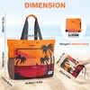 G4Free Large Beach Bag for Women Waterproof Sandproof Beach Tote