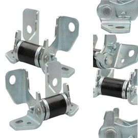 Left and Right Front Lower Door Hinge for Driver & Passenger Side | Compatible with 2013-2024 Jeep Grand Cherokee, 2019-2024 Dodge Durango/Charger/Chrysler 300 | Replaces OE 55113664AI 55113665AI