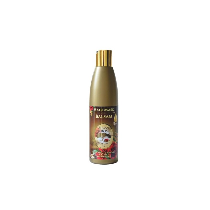 Bulfresh Hair Conditioner Keratin Balm Mask, Argan and Rose 300