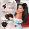 AISI BEAUTY Ponytail Extension for Black Women Drawstring Ponytail Natural