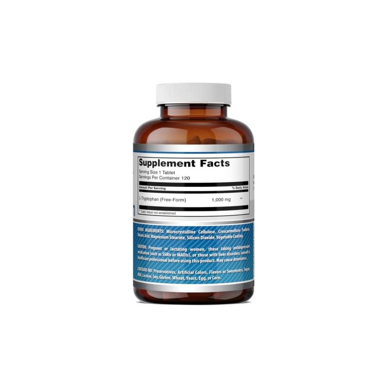 Amazing Nutrition L-Triptófano 1000 mg – 120 Tabletas