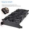 GDSTIME PCI Slot Fan 3 x 90mm 92mm Graphic Card