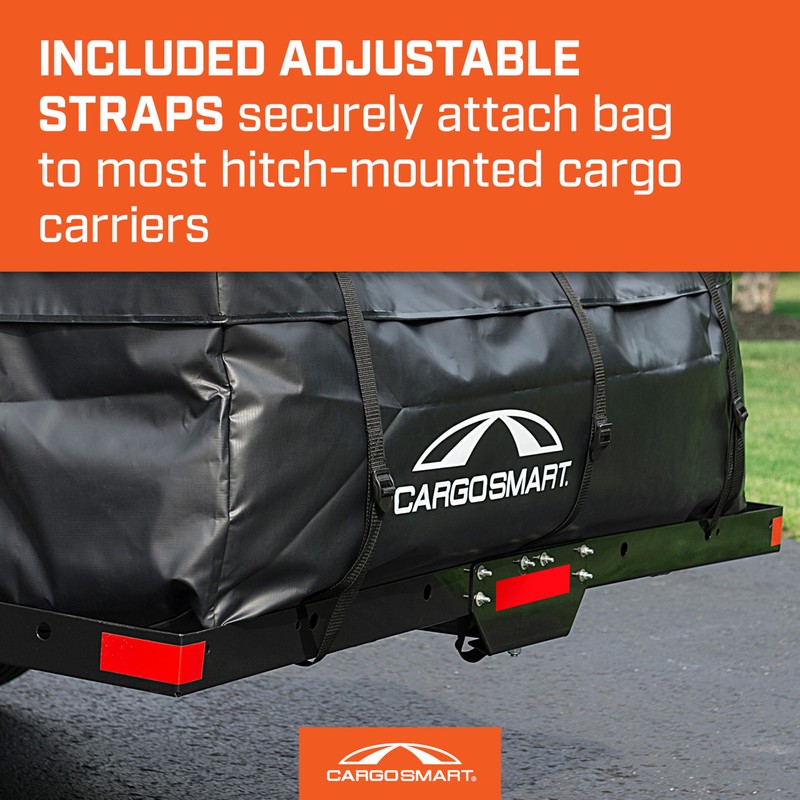 CargoSmart Waterproof Hitch-Mounted Cargo Carrier Bag 13 Cubic Feet