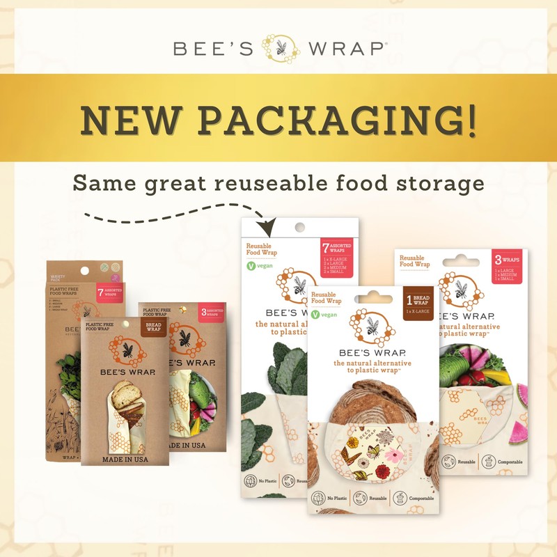 Bee's Wrap Beeswax Wraps for Food - Cut to Size
