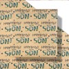 RUSPEPA Kraft Wrapping Paper Roll for Son - Mini Roll