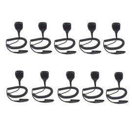10 Pack PMMN4021A PMMN4021 PMMN4027 PMMN4027A Shoulder Speaker Mic Microphone for GP328 HT750 HT1250 HT1250LS HT1550 HT1550XLS MTX950 MTX850 MTX8250 MTX9250 Portable Radio