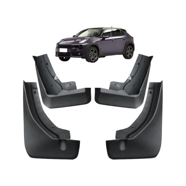 ABS 4PCS Car Mudguards Fender Splash Compatible with LYNK&CO 01