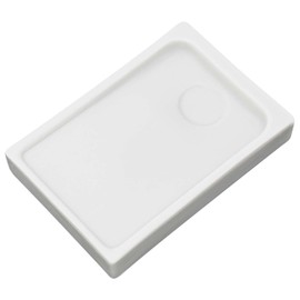Sumiundo 24061 White Ceramic Ink Stone Small 24061 2.4 x 3.5 inches (60 x 90 mm)