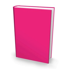 Book Sox Stretchable Book Cover: Jumbo Solid Pink. Fits Most Hardcover Textbooks up to 9" x 11". Adhesive-Free, Nylon Fabric School Book Protector. Easy to Put On. Washable & Reusable Jacket.