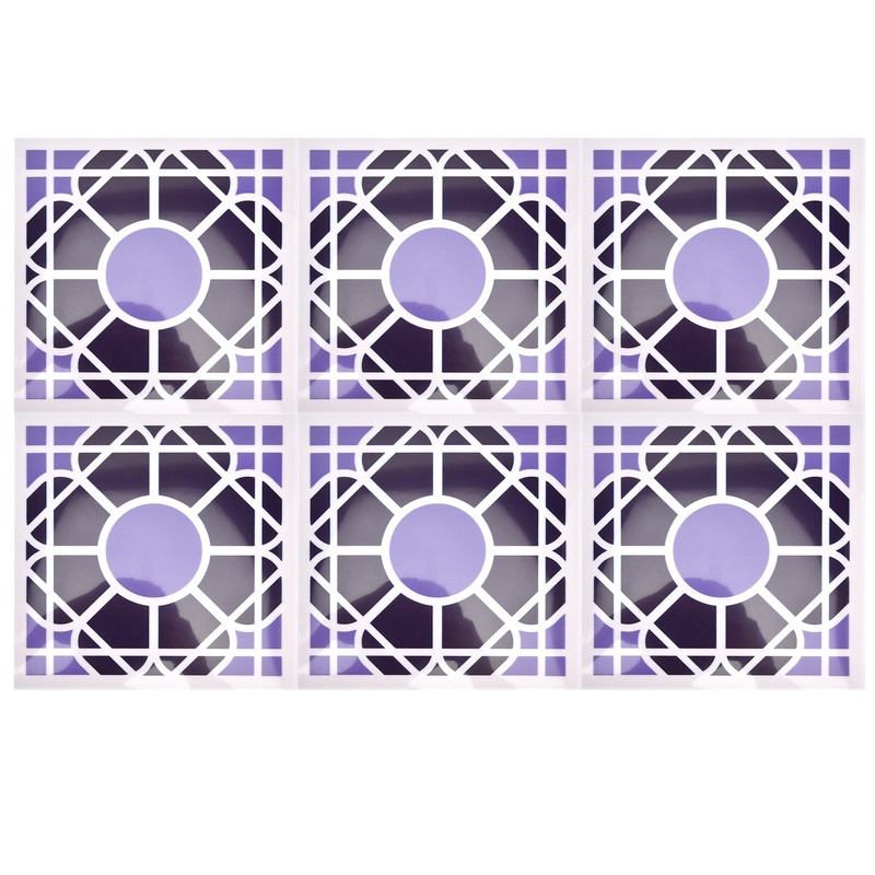 10Pcs set Imitation Ceramic Tile Wall Sticker Waterproof SelfAdhesive Wallpaper