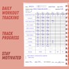 Gym Log Book (A5) - Hardback Leather PU Workout Tracker
