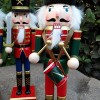 O-Toys Wooden Nutcracker Ornaments Christmas Decoration Figures Puppet Home