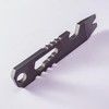 Micro Wrench Multi-Tool, Stainless Steel Construction, For Keychain, Auto, Camping,