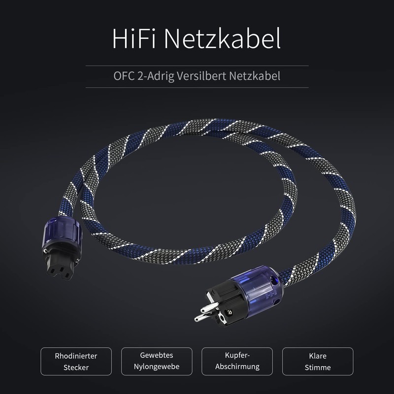 Tertullus HiFi High End Power Cable C15 Power Cable HiFi