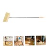 NOLITOY Bristle Broom with Long Handle Bristles for Indoor and