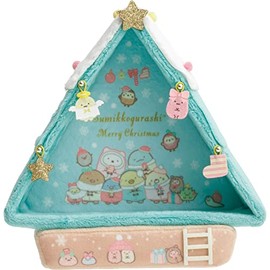 San-X MF22701 Sumikko Gurashi Scene Plush Christmas Tree