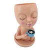Resin Face Plant Pot Creative Cute Small Drinking Coffee Succulent