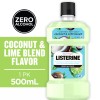 Listerine Zero Alcohol Mouthwash, Limited Edition Coconut Lime, 500 mL