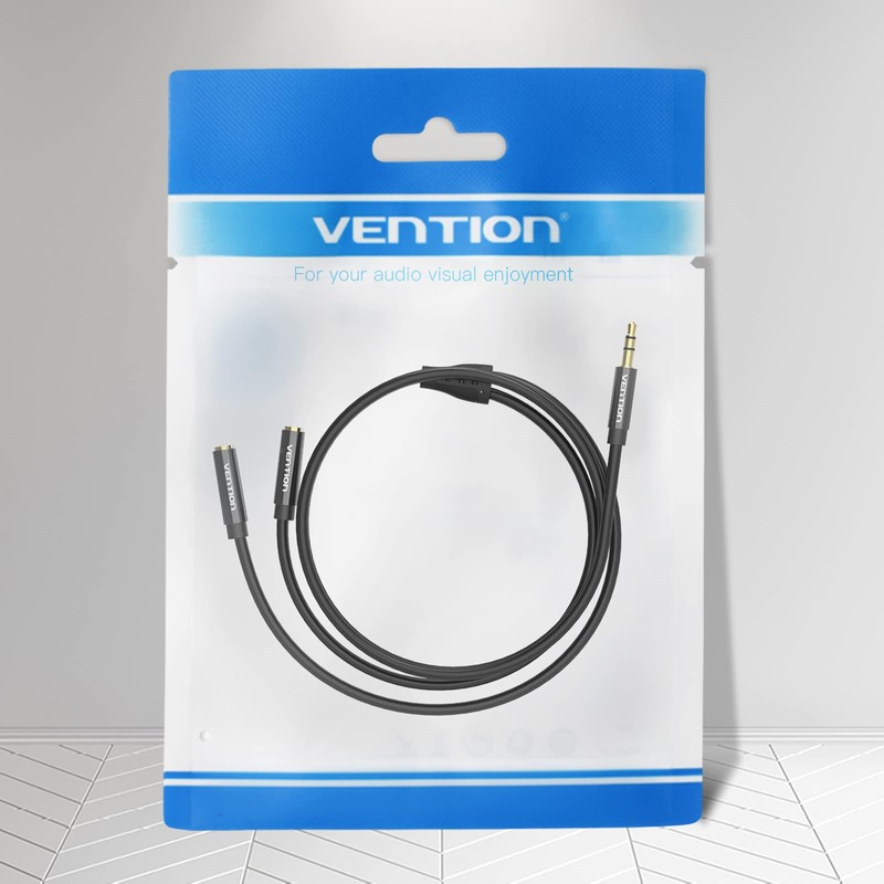 VENTION 3.5mm Audio Distribution Cable (Male and 2 Female) Audio