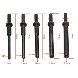 Pneumatic Pilot Punch Set,3/16" to 1/2" Pneumatic Roll Pin Punch 153mm Bolts Long Pins